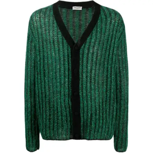 SAINT LAURENT FW21 Knitwear Men's Green