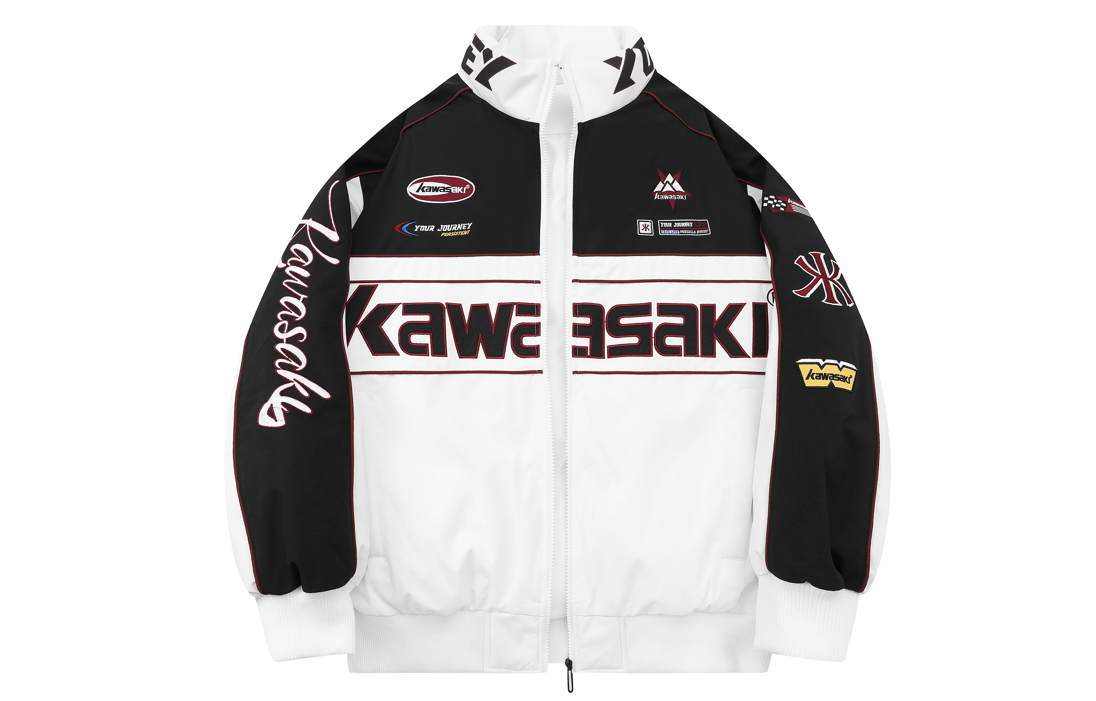 Куртка Kawasaki (черно-красная)