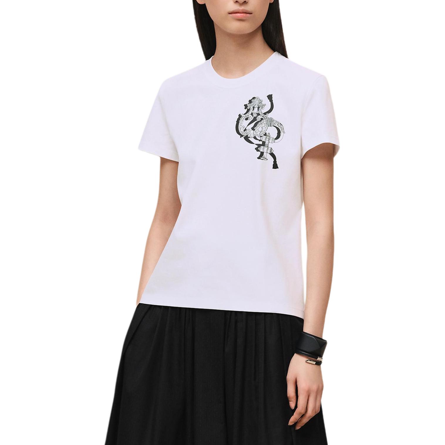 Женская футболка Hermes (белая)