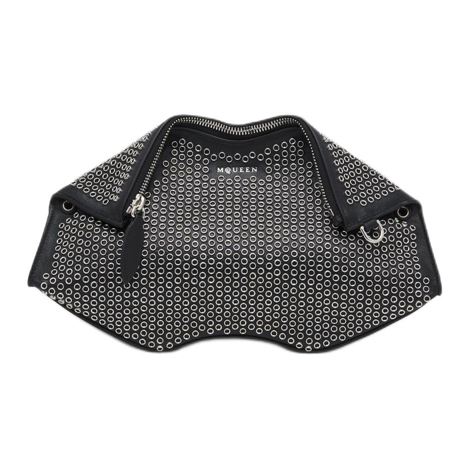 Женская сумка Alexander McQueen Manta (черная)