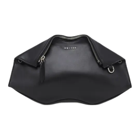 Alexander McQueen Cow Leather Clutch Women's Black