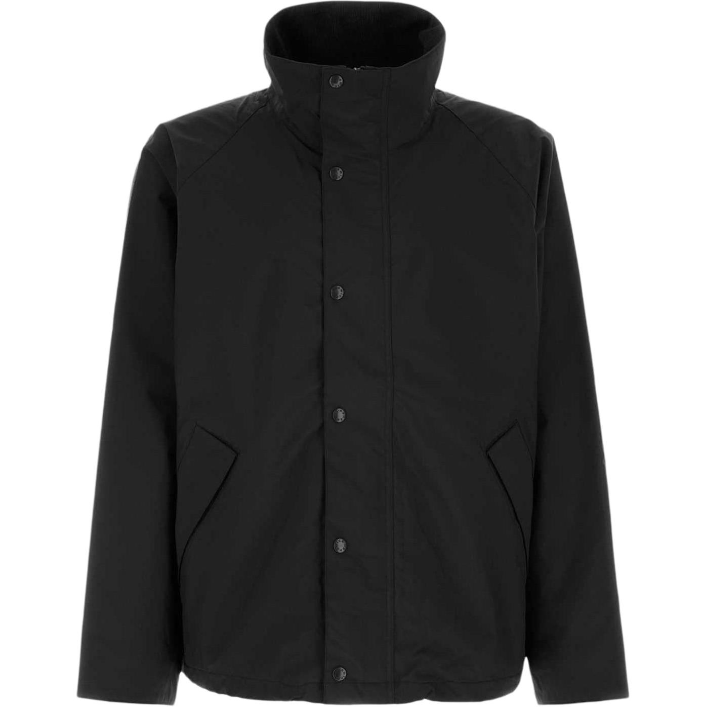 Мужская куртка nanamica Black Nylon Jacket (черная)