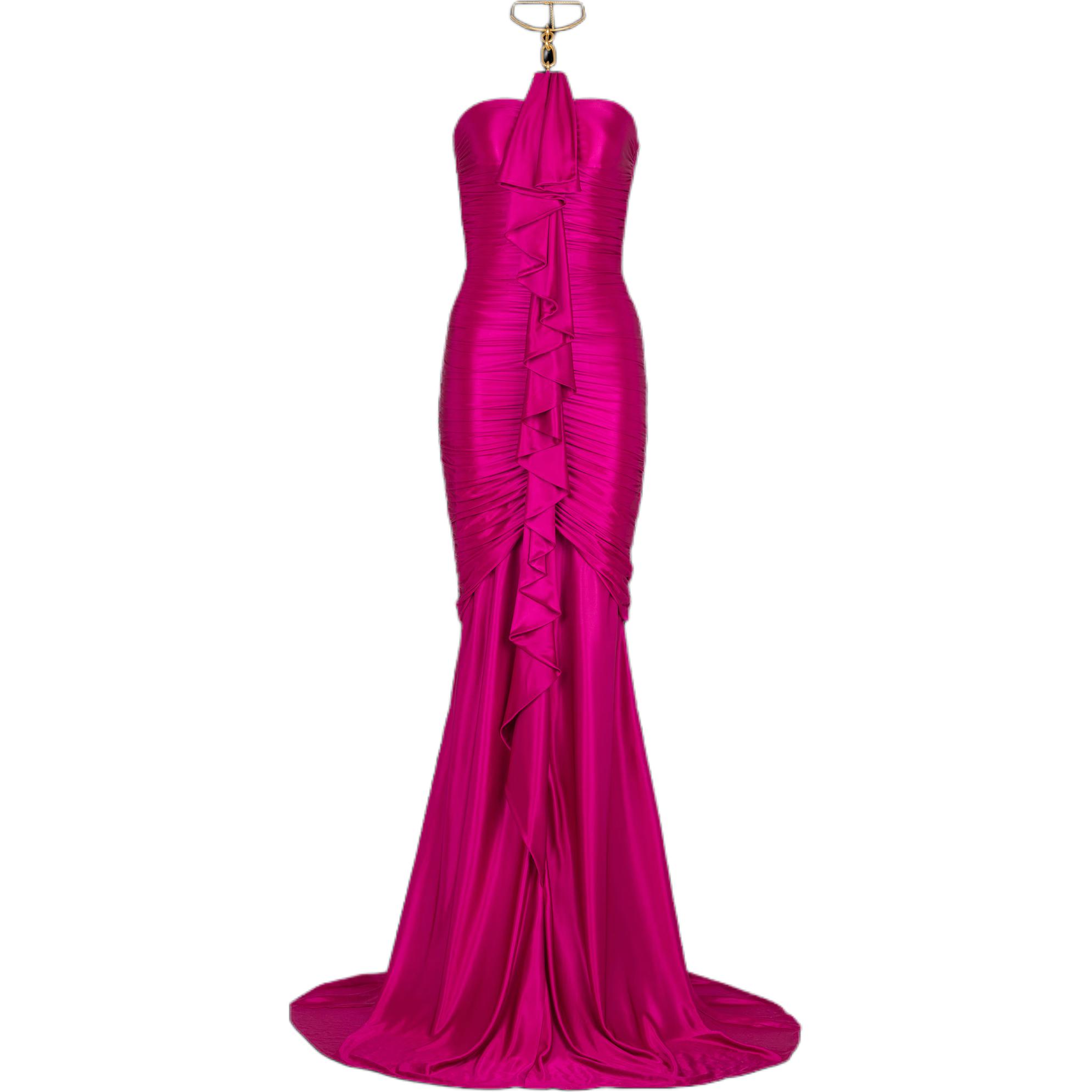 Женское платье BALMAIN (черное)