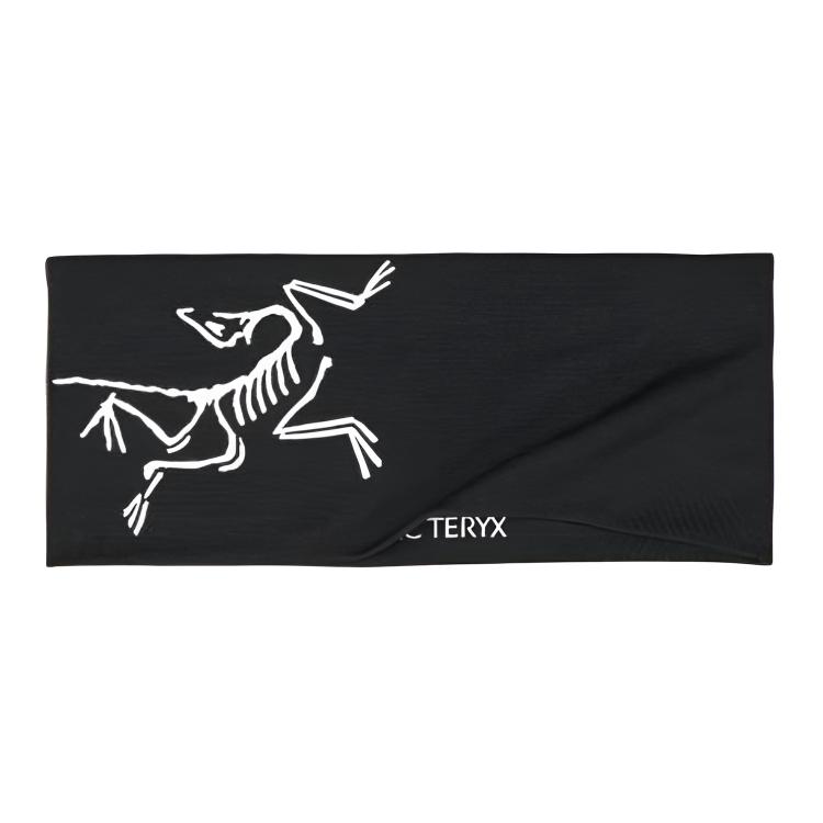 Arcteryx Breathable keep warm comfortable nylon polyurethane elastic black headband for men and women, for beloved