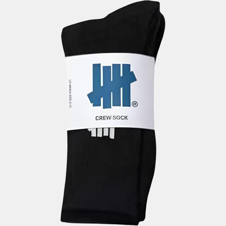 UNDEFEATED SS25 Crew Socks Unisex 3 Pack
