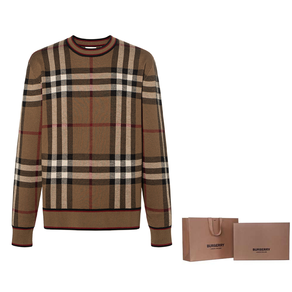 Мужские свитера Burberry (коричневая) — фото 2