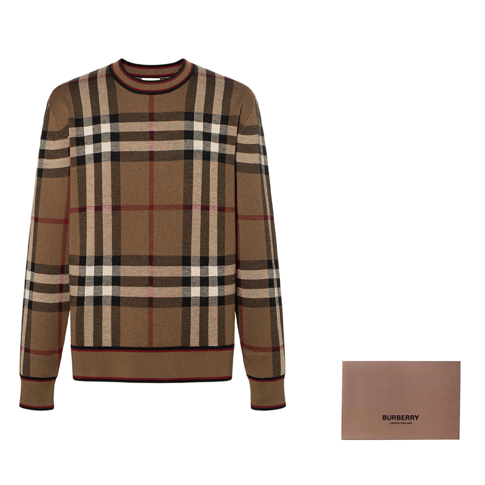 Мужские свитера Burberry (коричневая) — фото 4