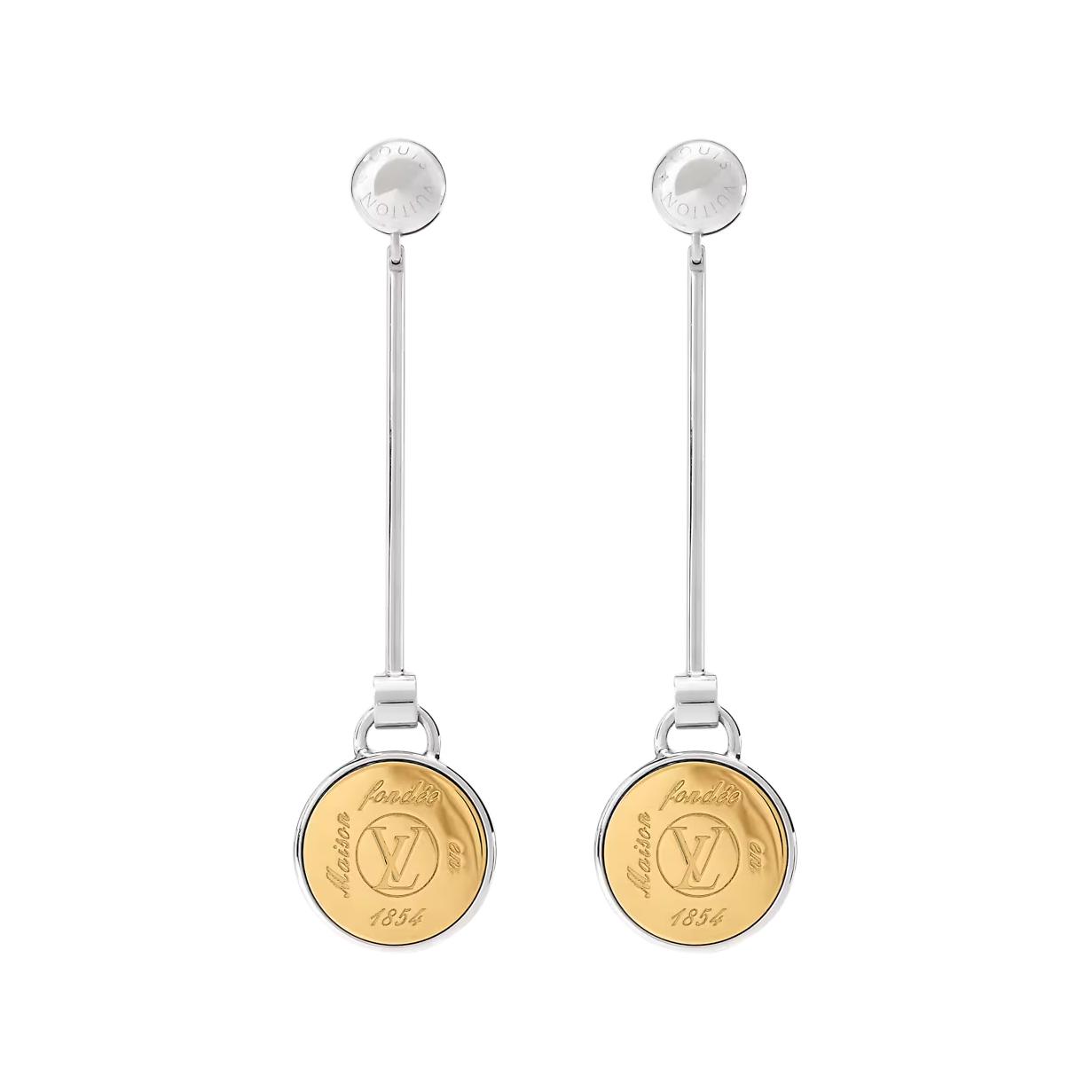 Женские серьги Louis Vuitton LOUIS VUITTON 【26】 LV Circle (серебристый)