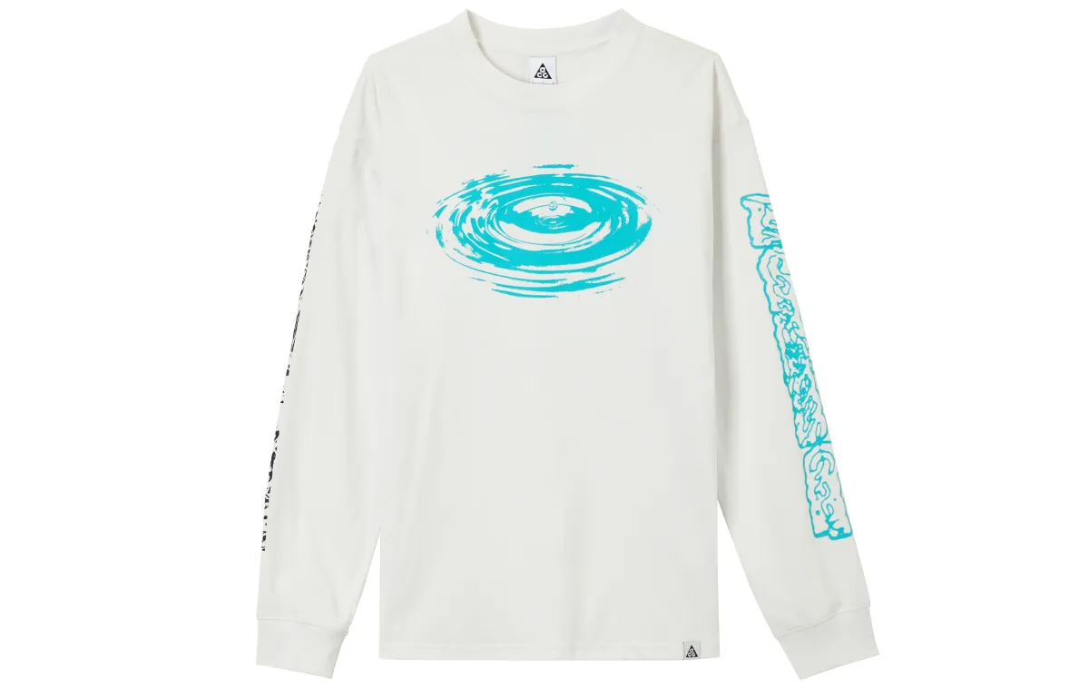 Nike T-Shirts Men's White Crew Neck Moderate