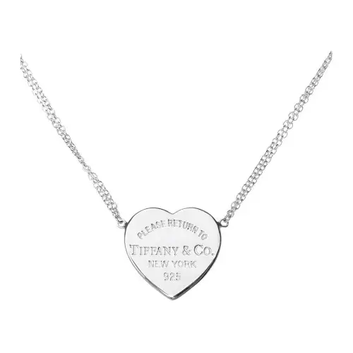 TIFFANY & CO. Return To Tiffany Collection 925 Sterling Silver Necklaces Women's