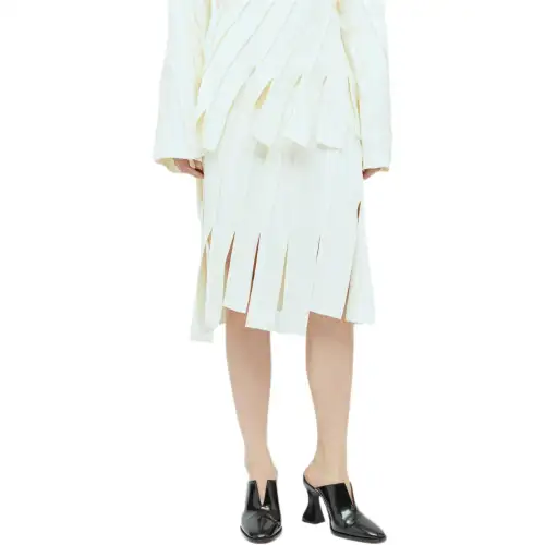 Bottega Veneta High Waisted Draped Skirt