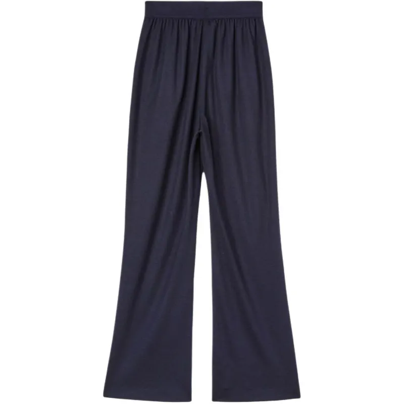 Loro Piana Soft Pants Casual Pants Women's Marine Blue