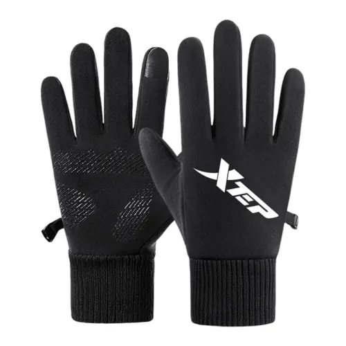 Xtep, windproof water repellent trend travel gloves, fleece keep warm ski electric hand cream for men and women, for beloved