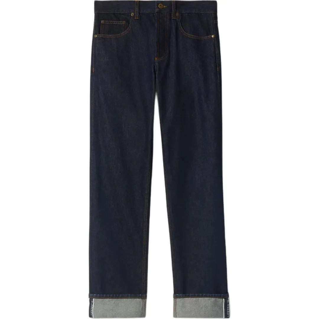 Burberry Straight Turn-Up Jeans