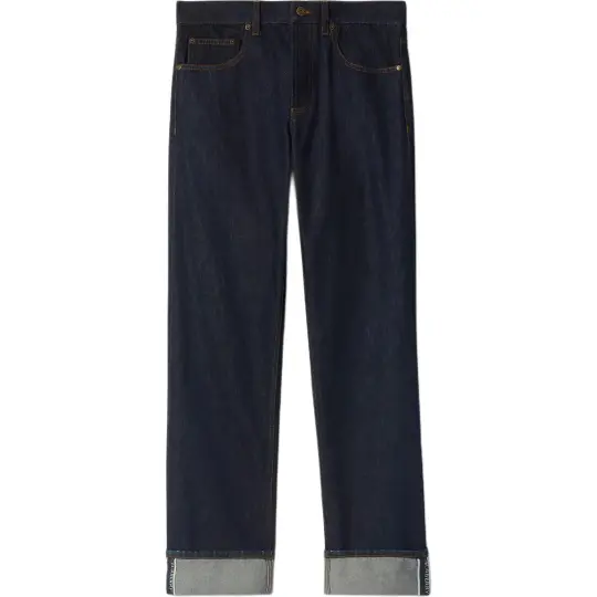 Burberry Straight Turn-Up Jeans