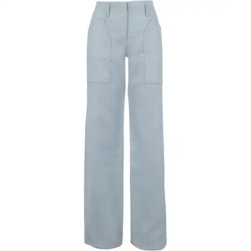 Bottega Veneta Casual Pants Women's Blue