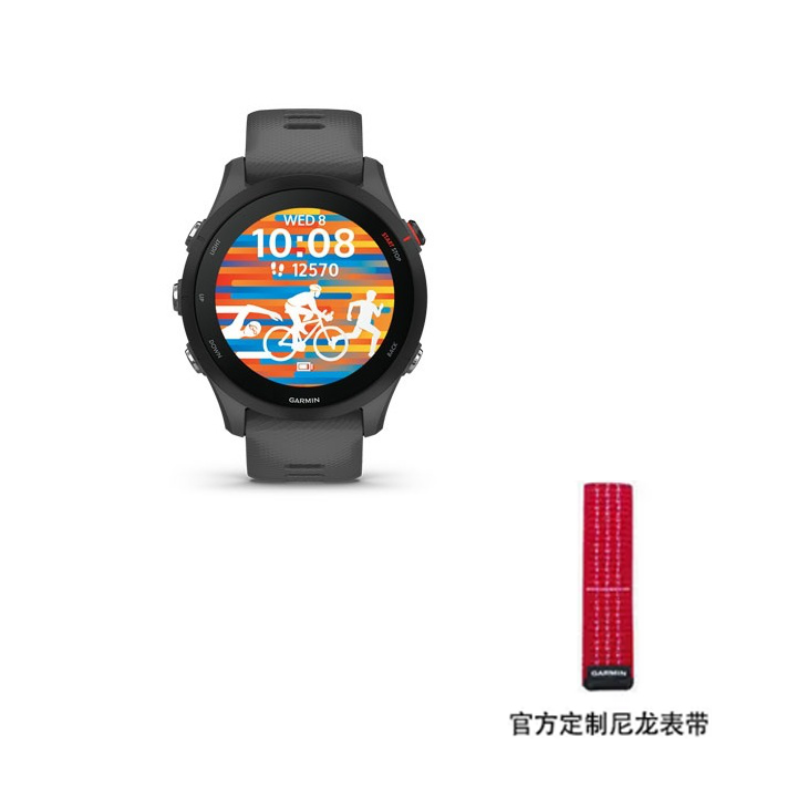 GARMIN Forerunner 255 Mystic Gray Smart Watches Bluetooth Connection Unisex
