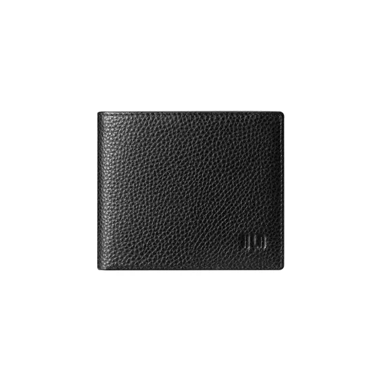 HLA Genuine Leather With Cow Leather Foldable Wallet Versatile Wallet Unisex Black