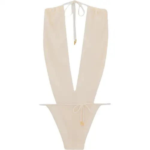 SAINT LAURENT Plunging V neck Body