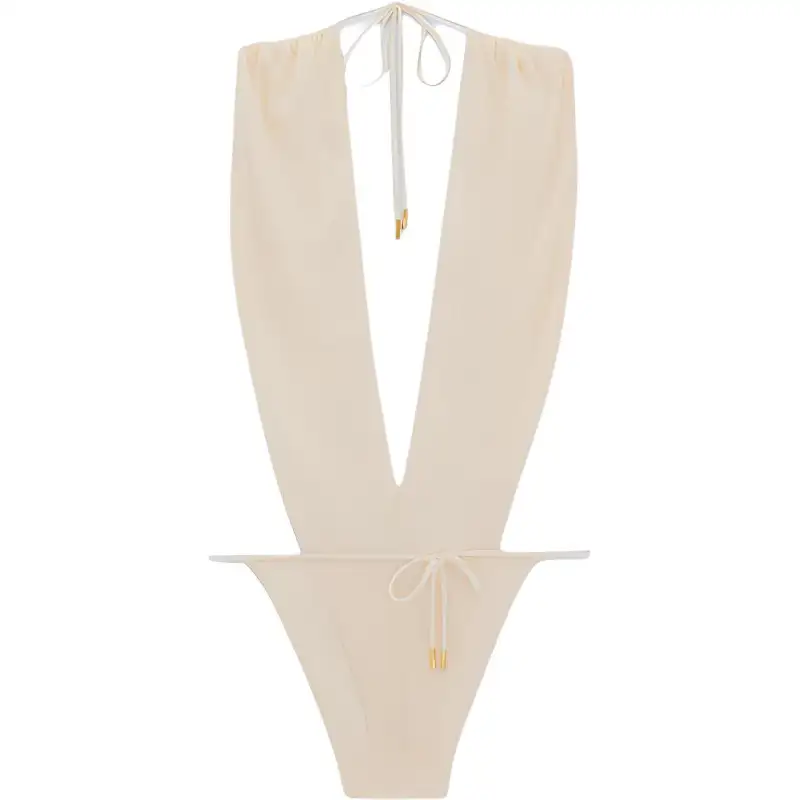 SAINT LAURENT Plunging V neck Body