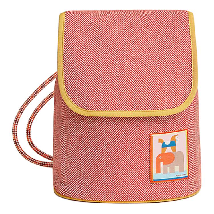 Женский рюкзак Hermes 25 шерстяной (серый)
