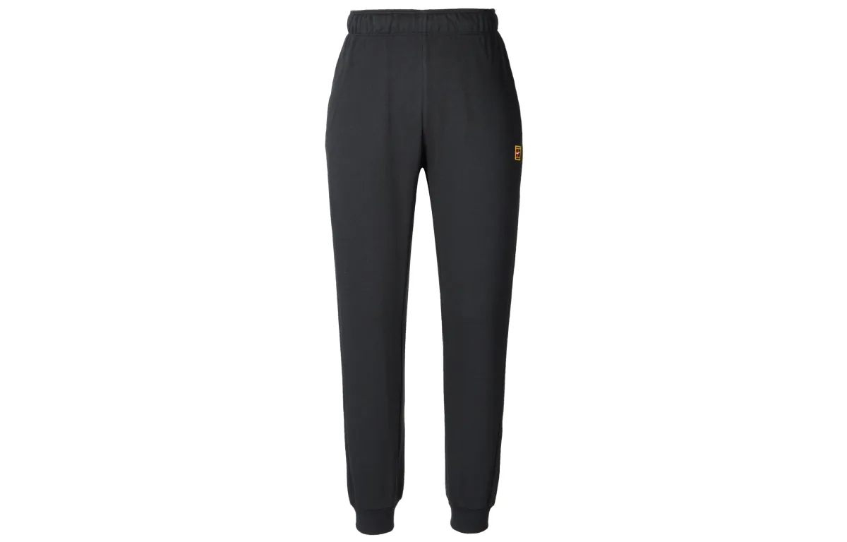 Nike Knitted Sweatpants Men's Black Moderate Cuffed Pants