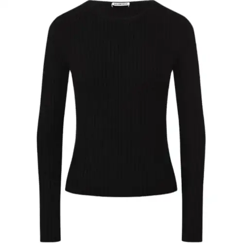 Balenciaga Slim Fit Knitwear Women's Black