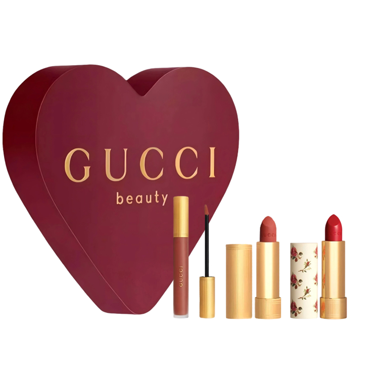 Набор косметики Gucci Губная помада и тушь (красный)