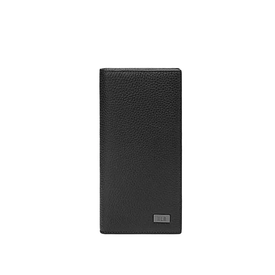 HLA Cow Leather Multiple Card Slots, Foldable Wallet, Card Holder, Versatile Wallet Regular Unisex Black