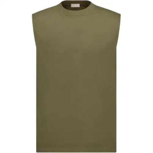 DIOR Sweaters Men's Olive Crew Neck Moderate Other