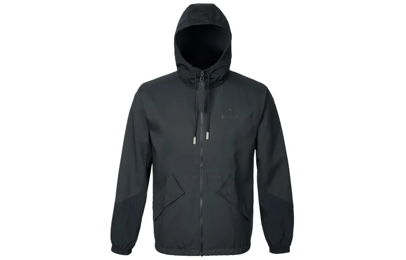 Jordan Jackets Men's Black Hooded Moderate Other