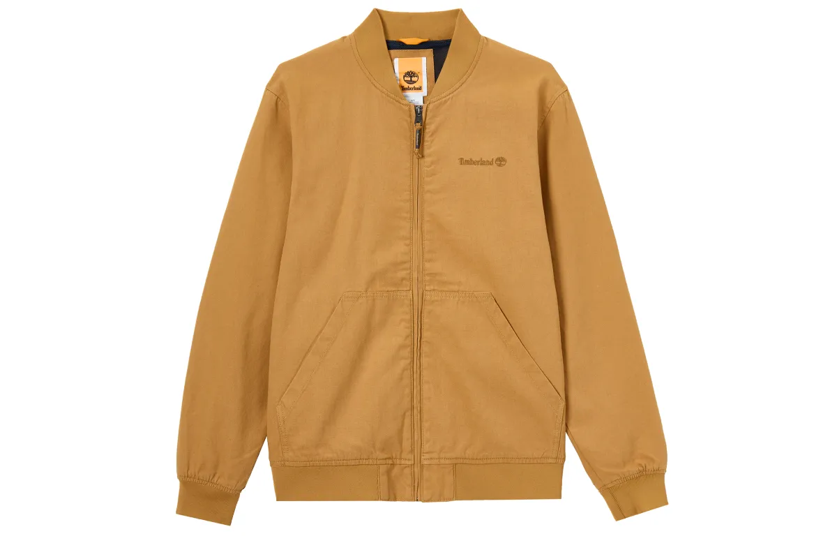 Timberland Jackets Men's Wheat Baseball Collar Moderate Straight Fit