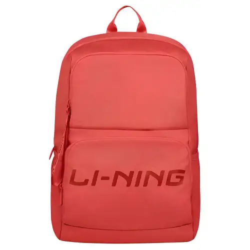 Li Ning Fabric Backpack Regular Kids' Coral Red