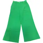 GUCCI Casual Pants Women's Green Moderate Wide Leg Pants