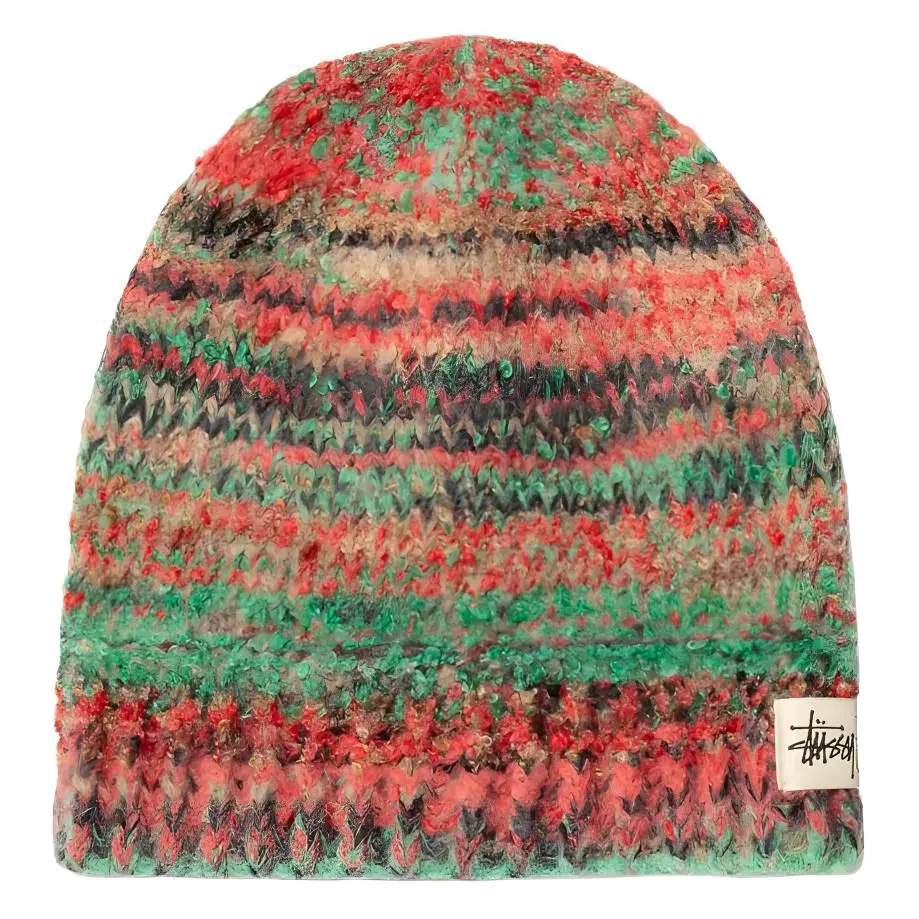 Stussy Acrylic Beanies Unisex Green/Red