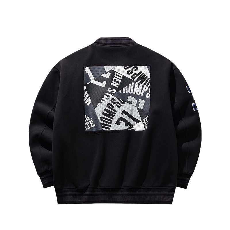 Мужская куртка Anta Basketball Cotton Jacket (черная)