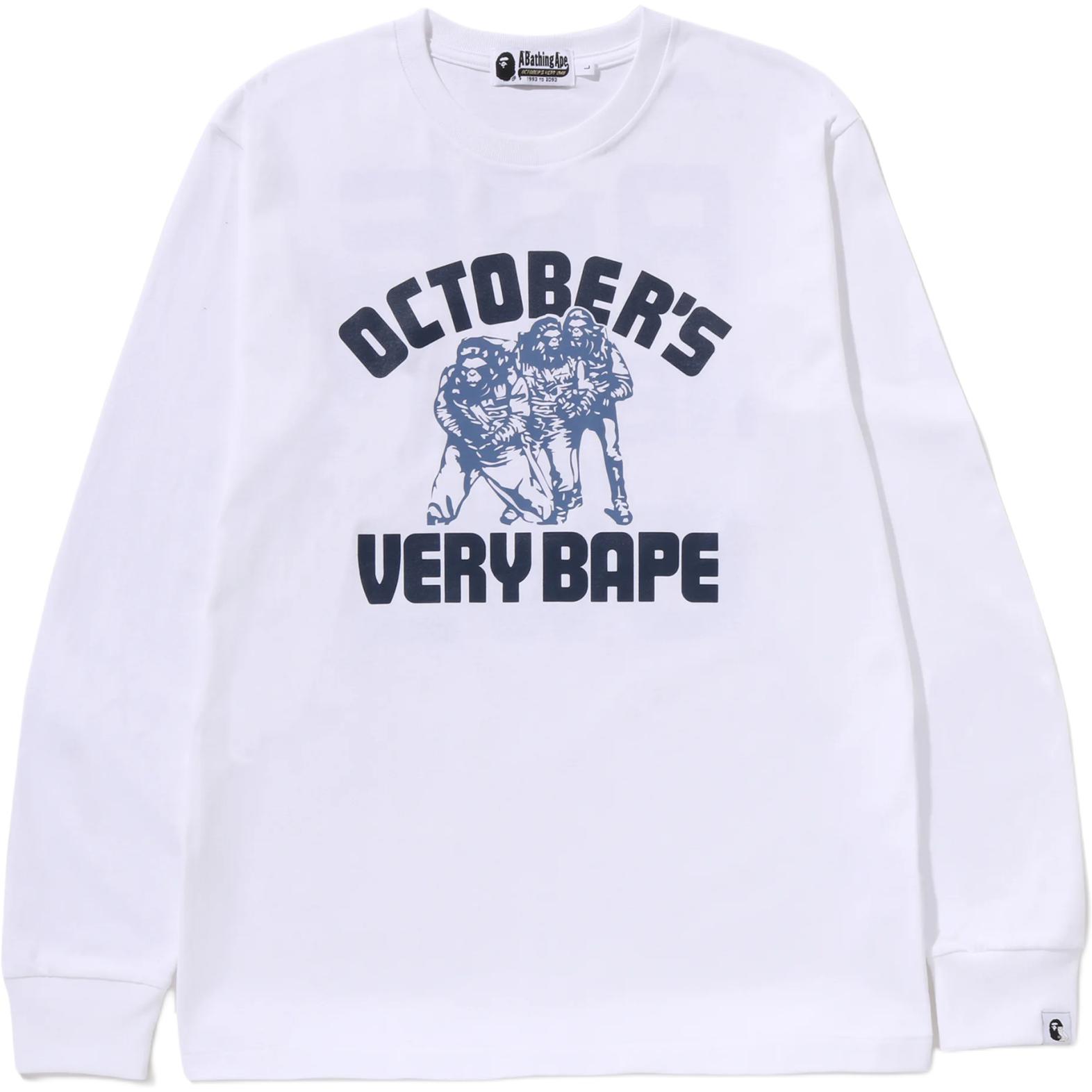 Мужская футболка A BATHING APE x OVO (черная)