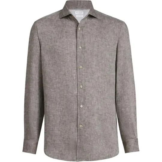 Brunello Cucinelli Buttoned Long-Sleeved Shirt