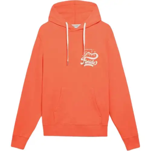 Golden Goose Sweatshirts Men's Coral Hooded Moderate