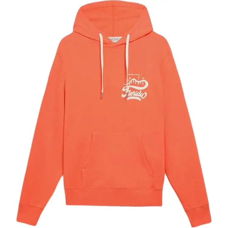 Golden Goose Sweatshirts Men's Coral Hooded Moderate