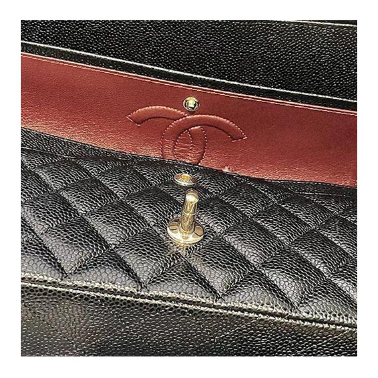 Женская сумка Chanel Classic Flap CF (черная) — фото 6