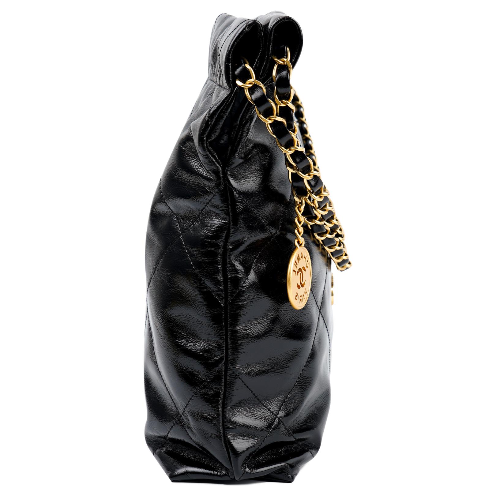 Женская сумка Chanel 23A 22Bag (черная) — фото 2