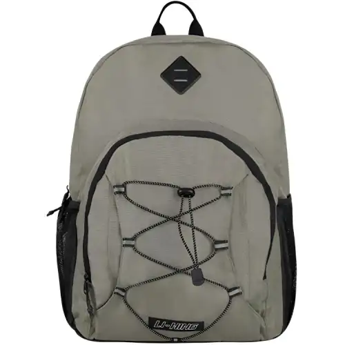 Li Ning Polyester Backpack Regular Kids' Gray