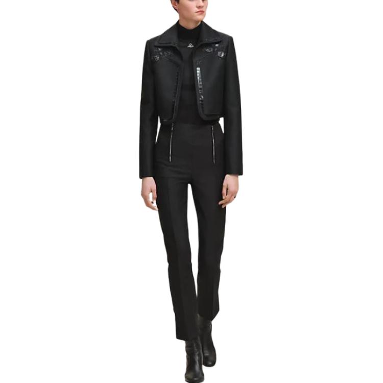 Женская куртка Hermes FW25 (черная)