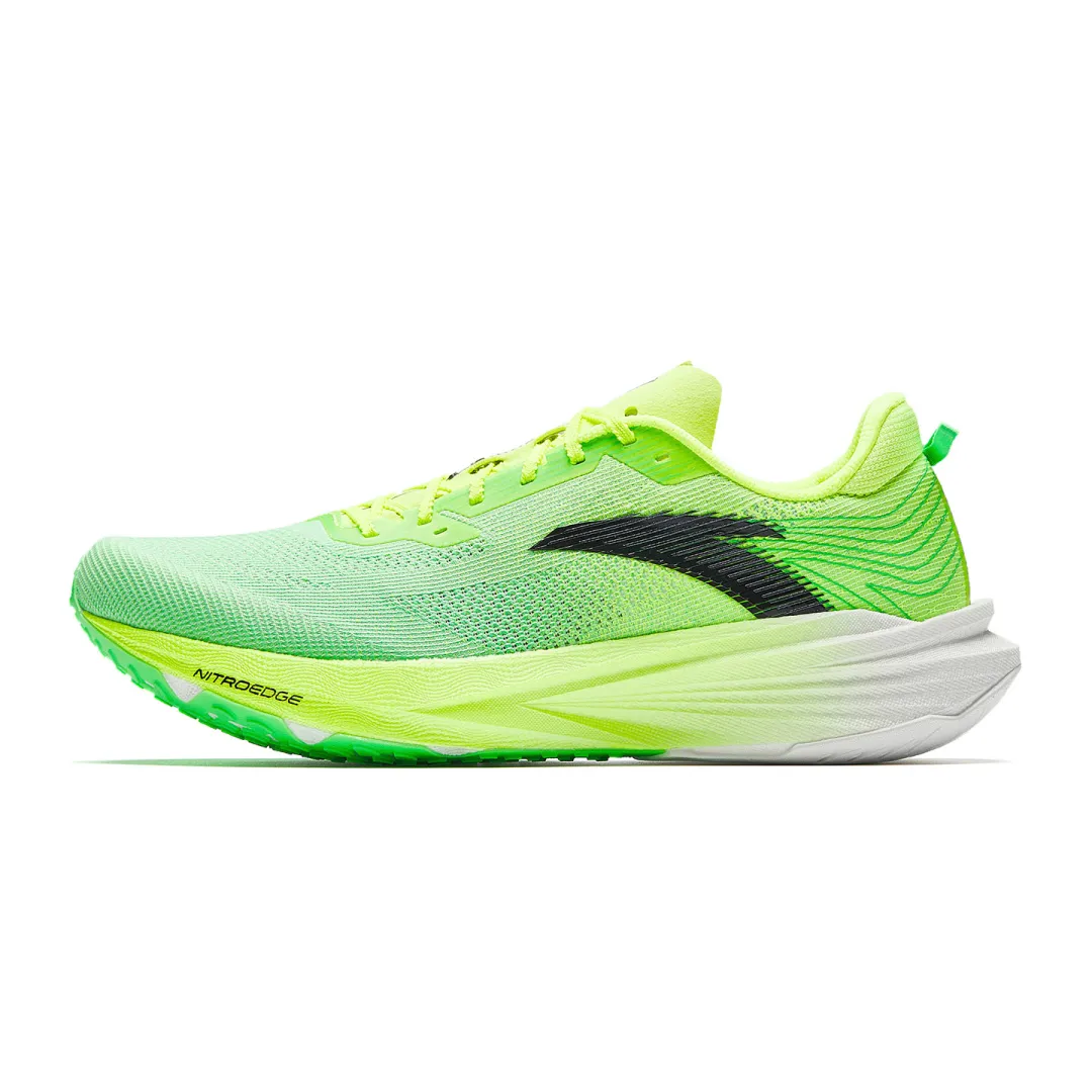 Anta 2 Low top Nitrogen 80 Technology, Hollow Carbon Plate Training Running Shoes Men's Neon Green