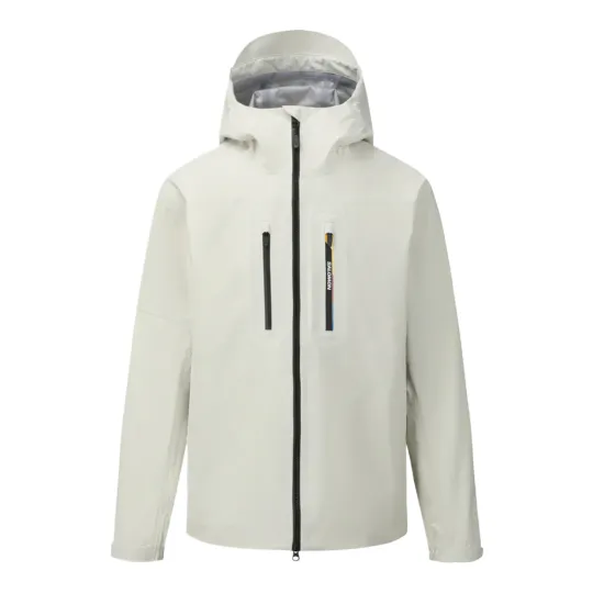 SALOMON UNI Waterproof And Windproof Windbreaker Jacket Unisex Cream