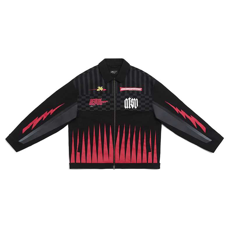 Куртка Anta SV Series Zipper Jacket (черно-белая)