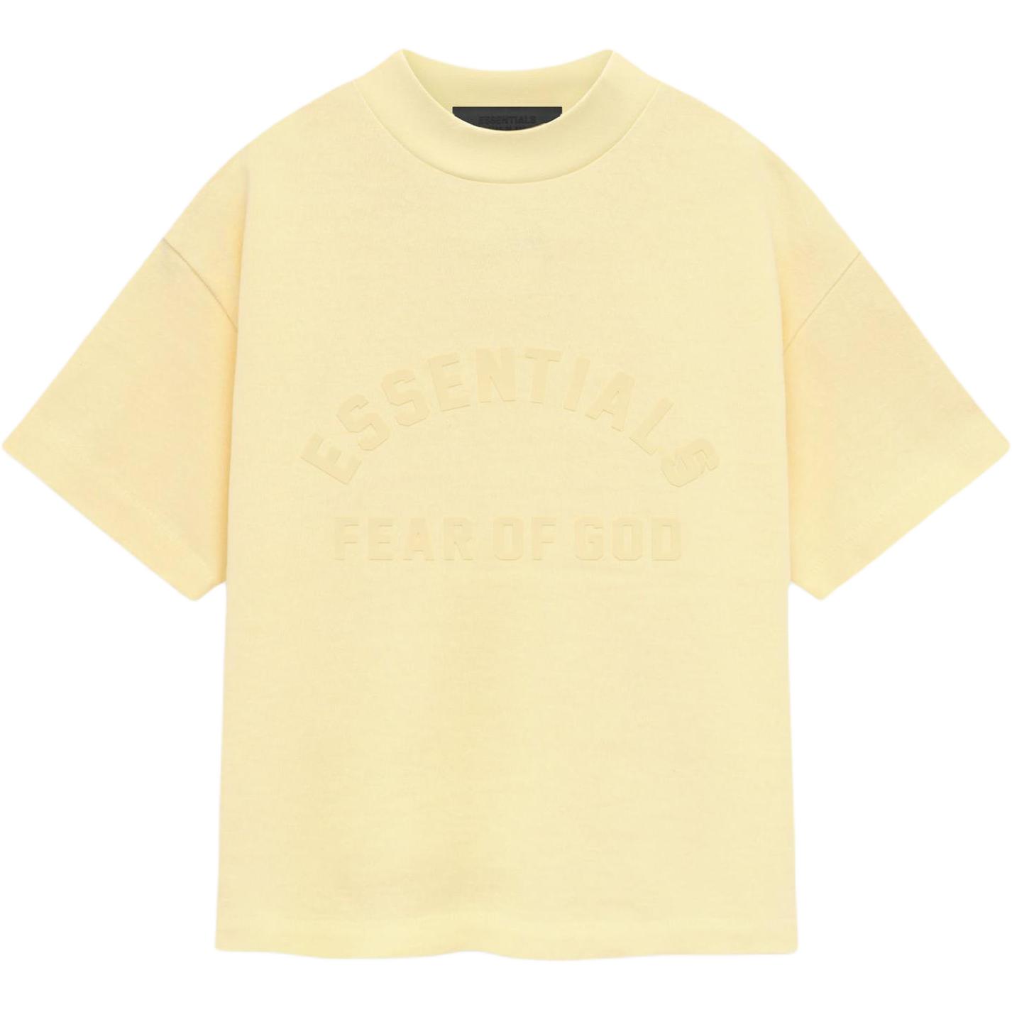Футболка Fear of God Essentials Kids (желтая)