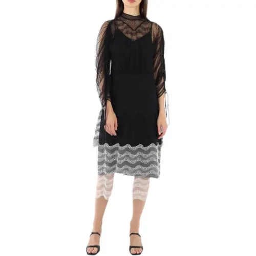 Burberry Long Sleeved Dress Women's