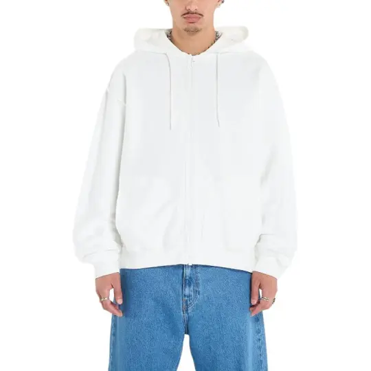 MM6 Maison Margiela Zip-Up Drawstring Hoodie